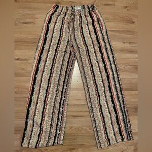 Japna Multicolor Patterned Wide-Leg Pants